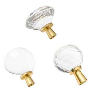 Elsafore furniture handles,  modern crystal knob