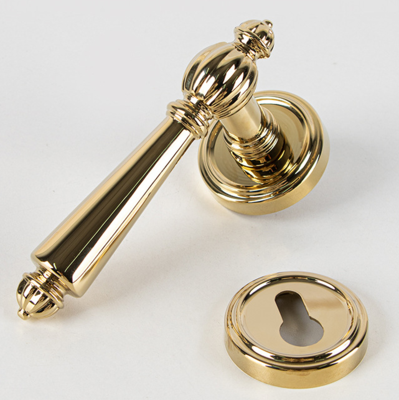 Elsafore American hot - Golden European zinc alloy door lock-silent magnetic suction bedroom door lo