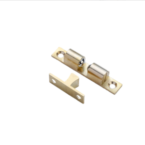 Elsafore snap type ball door suction,pure brass door latch spring magnetic attraction door stopper