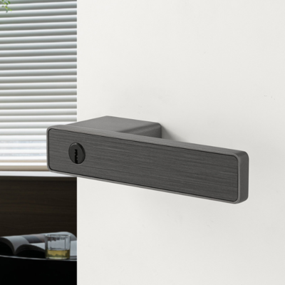 Elsafore Simple solid wood ecological door lock, aluminum alloy one line magnetic and silent door ha