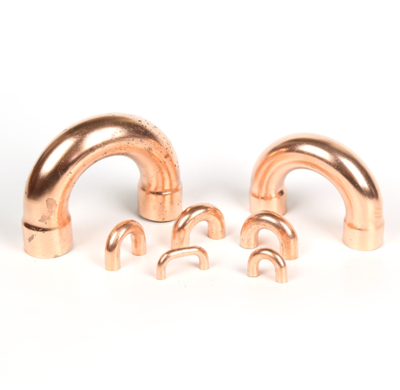Pure copper household refrigerator air conditioning refrigeration accessories U-shaped elbow 90 elbo