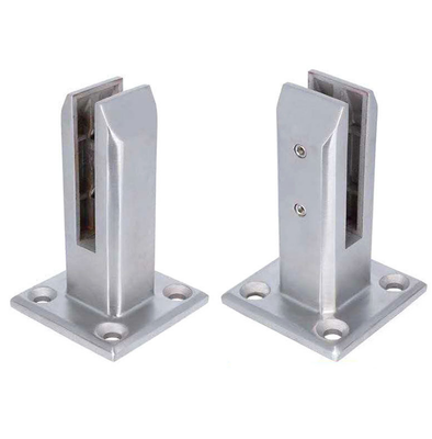 Bathroom railing glass door glass clip